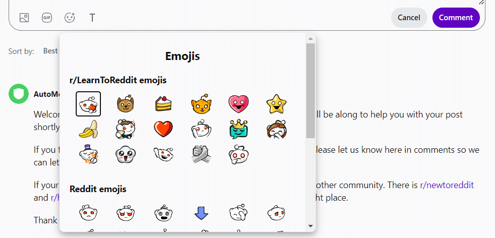 Reddit 官方 emoji