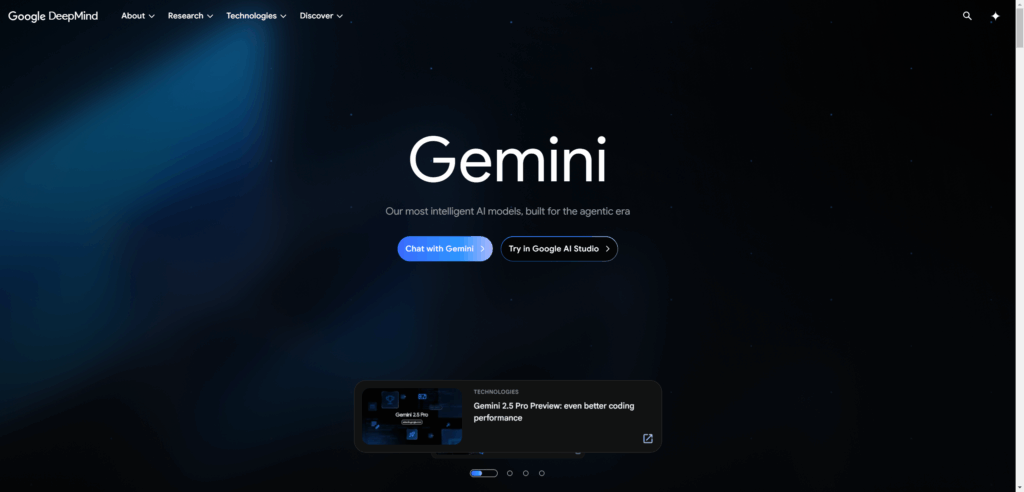 Google DeepMind 官网